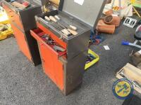 Tool cabinet with wood bits etc - 3