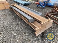 2 Steel Troughs & 5x wooden troughs - 3