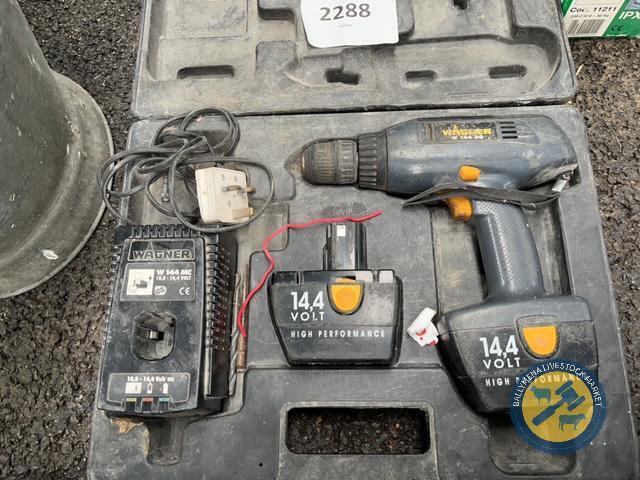 Wagner drill, charger & batteries