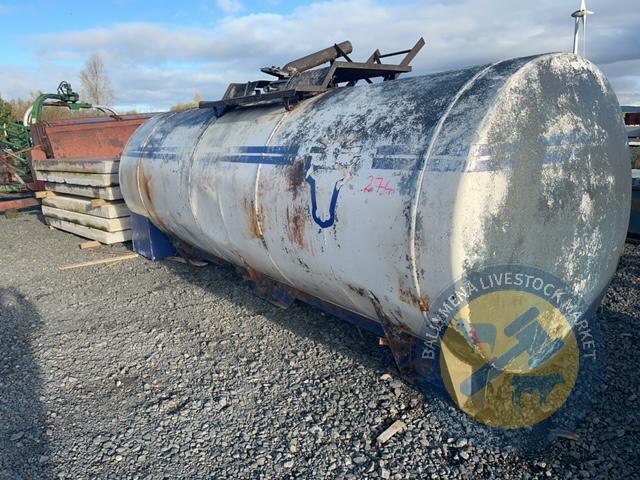 Large milk tank