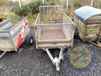 Nugent 6x4 single axle sheep trailer - 2