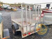 Nugent 6x4 single axle sheep trailer - 7