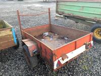 6x9 4x7 Steel car trailer - 4