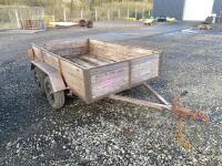 8x5 tandem axle car trailer, lights working
