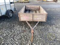 8x5 tandem axle car trailer, lights working - 2