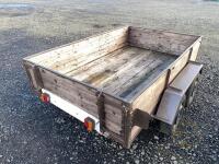 8x5 tandem axle car trailer, lights working - 5