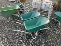 2x 120 litre wheelbarrow - 2