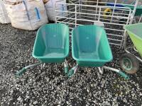 2x 120 litre wheelbarrow