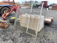 Galvanised dog pen 8ftx6ft