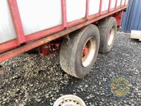 20ft Cattle trailer demountable body with dividing gate, Tamdom axle - 5