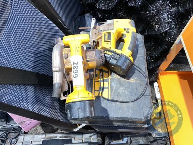 Dewalt jigsaw, ripsaw & nail gun cordless
