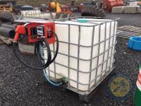 1000l IBC cube used for diesel with new pump - 7