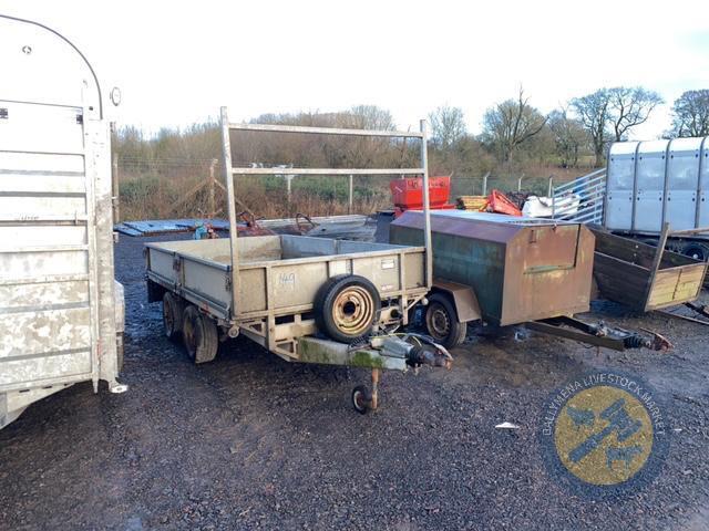 Builders trailer 10x5"6' tandem axle