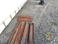 7x Pieces of H iron 7x4 - 2