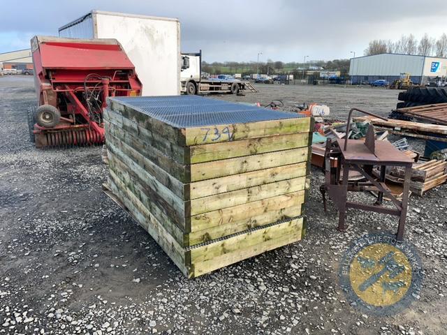 9x Sheep slats