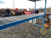 Racking with galvanised shelving - 5