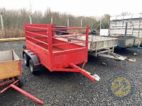 Red new multipurpose 8.5 x4.5 heavy duty trailer