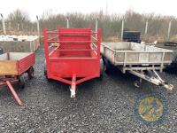 Red new multipurpose 8.5 x4.5 heavy duty trailer - 2
