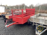 Red new multipurpose 8.5 x4.5 heavy duty trailer - 3