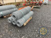 Pallet of high sheep wire (4 Rolls)