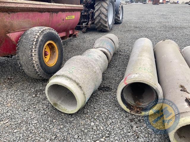 1x 15' pipes shorter pieces 3x 18' pipes
