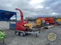 TP860 engine driven wood chipper