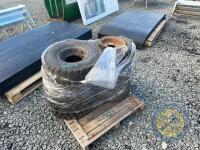 Selection of forklift tyres