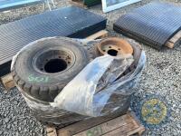 Selection of forklift tyres - 2